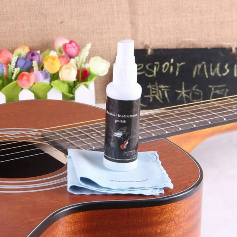 Струнная струнная струна для ухода за гитарой 50 мл очиститель полированный спрей