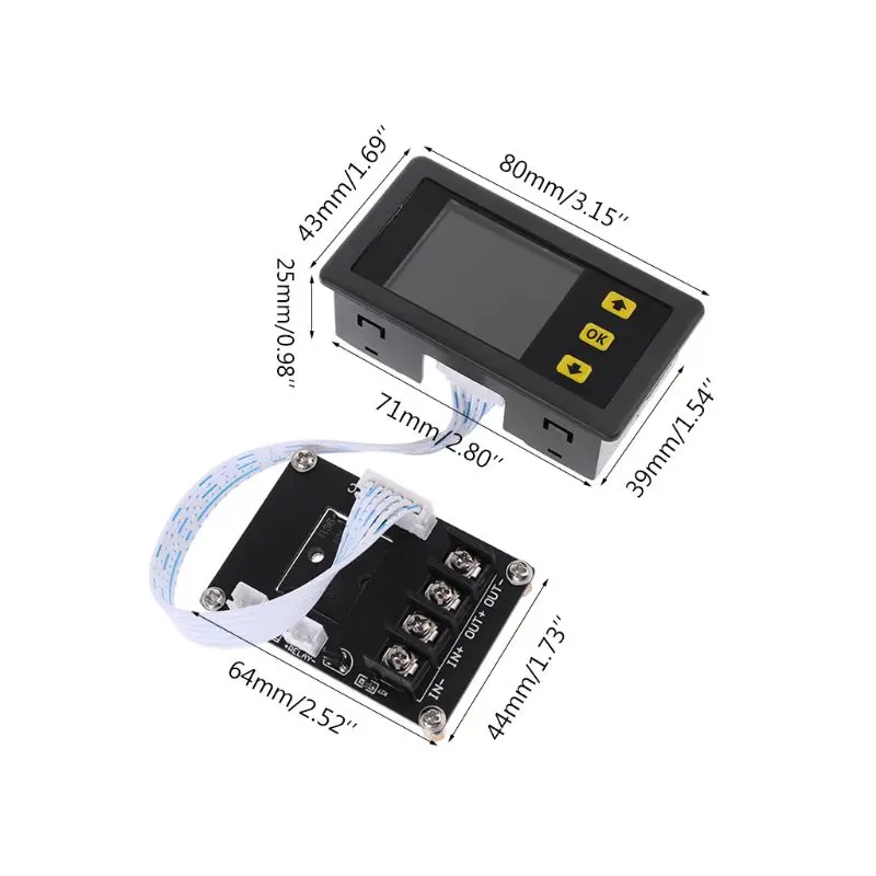 

VA75010S Voltmeter Ammeter Coulomb Power Capacity Meter Battery Tester Monitor