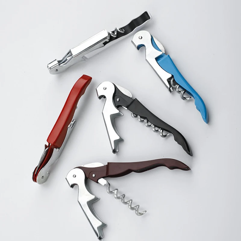 

8 Colors Stainless Steel Cork Screw Corkscrew Multifunction Wine Cap Opener Beer Cap Bottle Opener Kitchen Bar Tools Accessories