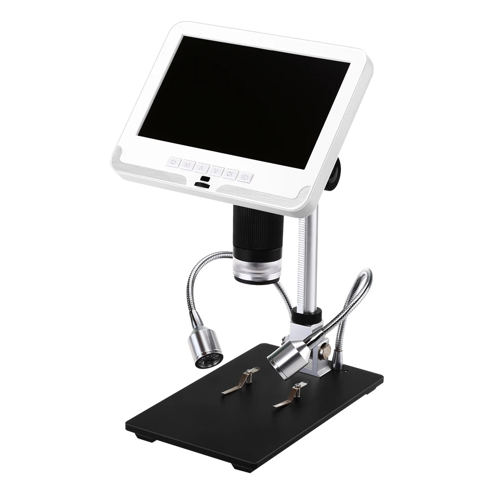 Цифровой микроскоп с пультом дистанционного управления 7-дюймовый ЖК-дисплей 1080P