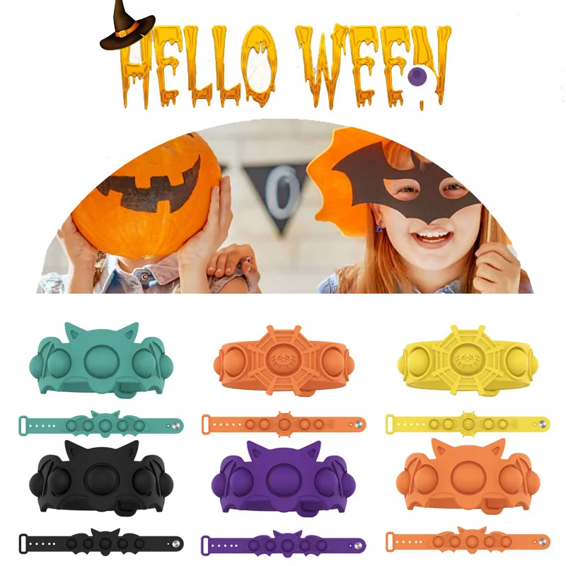 

Детский игрушечный браслет-антистресс с пузырьками, игрушка-антистресс для детей, игрушки-браслеты для декомпрессии с аутизмом, подарок дл...