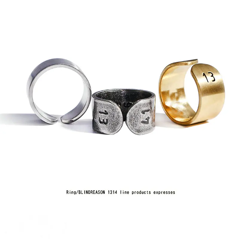 Мужское титановое кольцо в старинном стиле|Кольца для помолвки| |