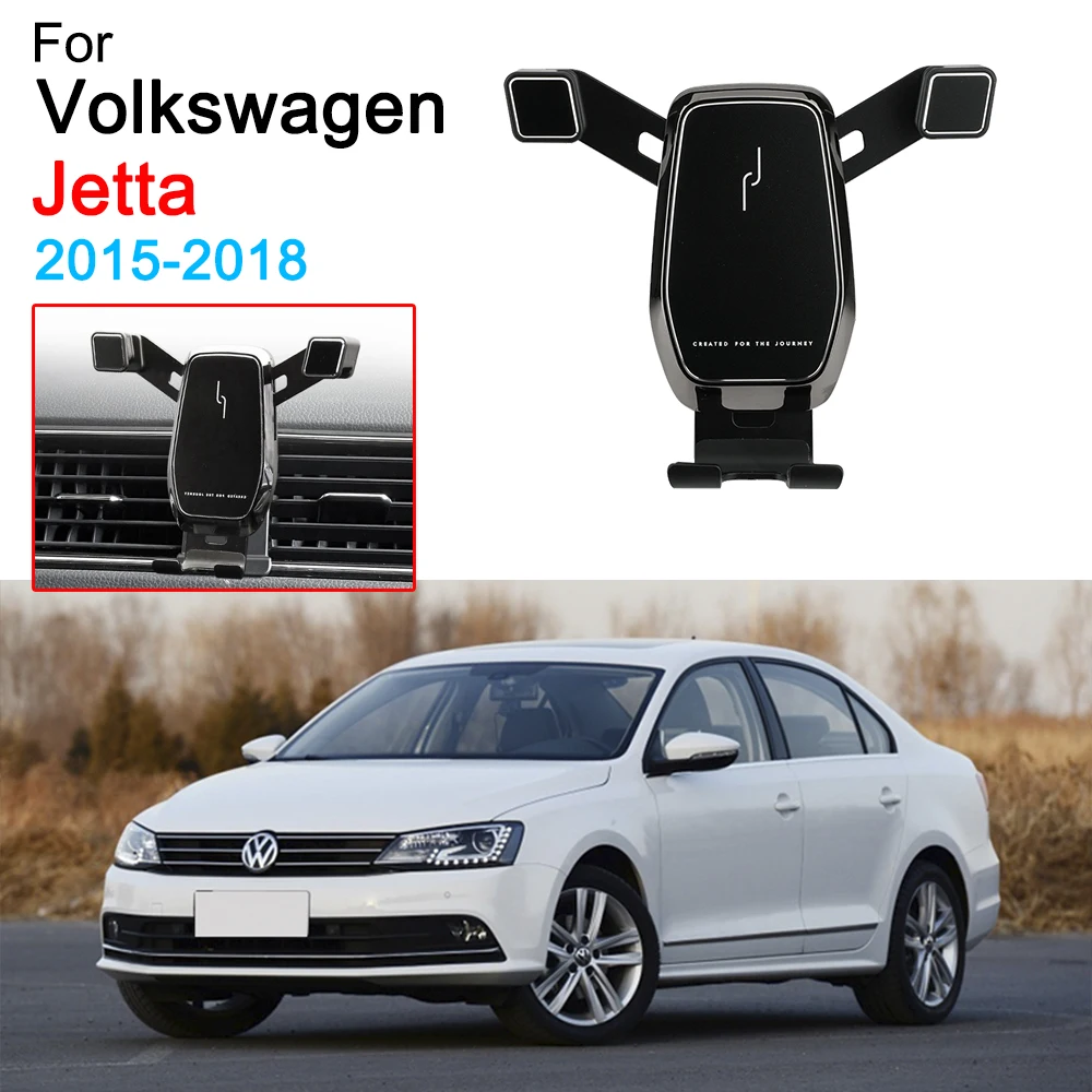 

Gravity Car GPS Stand Air Vent Clamp Mobile Phone Holder for Volkswagen VW Jetta MK6 Accessories 2015 2016 2017 2018