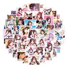 52 шт.упак. Kizuna AI аниме наклейки ноутбук гитара мотоцикл багаж скейтборд велосипед Водонепроницаемый Детские игрушечные этикетки