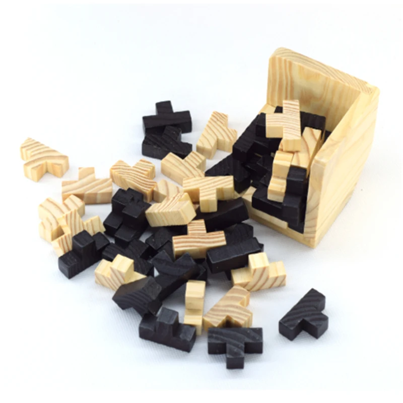 

Creative 3D Puzzle Luban Locking Wooden Toys Early Educational Toys Wood Puzzles For Adults Kids Brain Teaser