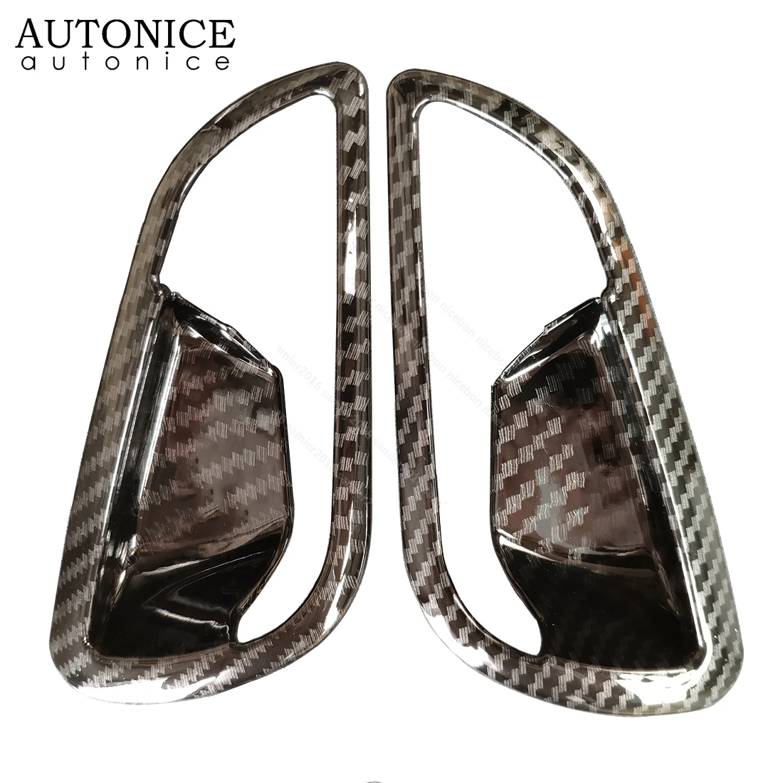 4 шт углеродного волокна цветные дверные ручки чаши Крышка для Ford Focus 2015 2016 2017 2018 ST