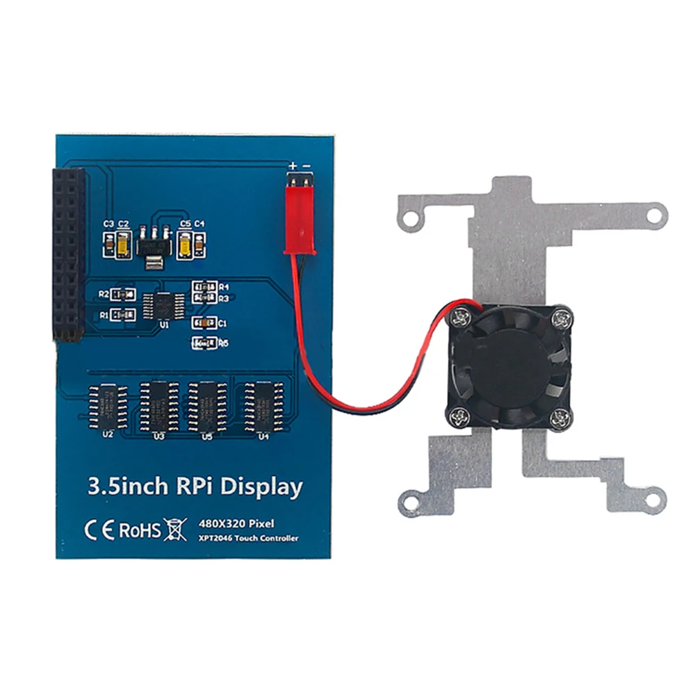 

Holder Bracket + Cooling Fan for Raspberry Pi 4B/3B+