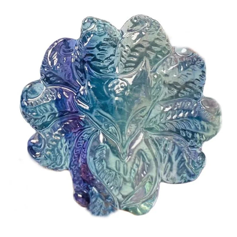 

Натуральный камень флюорита, резная животная, девятихвостая лиса для подвески, подарок