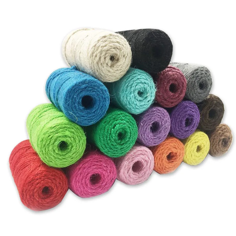 17 цветов s 3 мм цвет Φ три нити тонкой веревки ручной работы Diy Материал обмотки 45