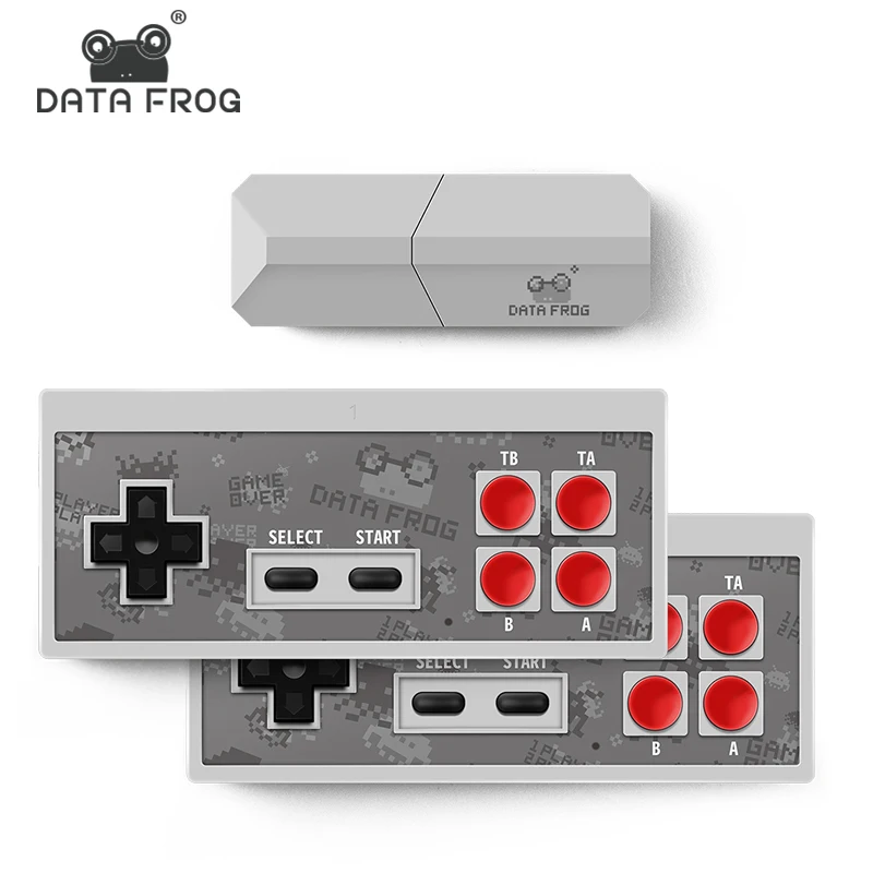 NY2-PRO Классическая Мини-игровая консоль с изображением лягушки для передачи данных, 8 бит, ретро игровая консоль, USB Беспроводная портативная ТВ, двойной геймпад, HDMI/AV выход, игрушка в подарок - Цвет: NY2-PRO