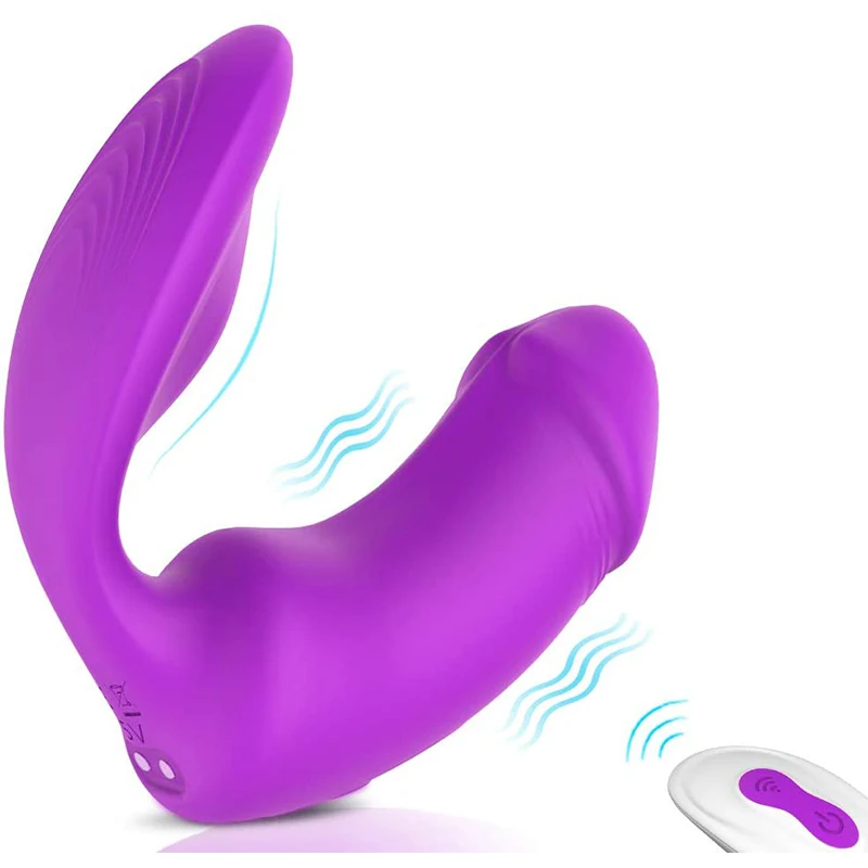 Беспроводной вибратор секс-игрушки для пар USB Перезаряжаемый фаллоимитатор G Spot U