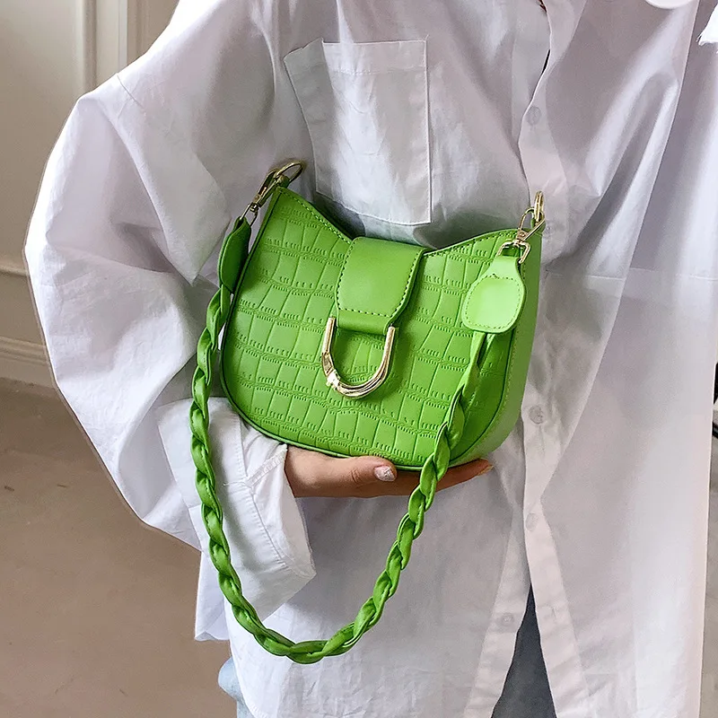 

Дизайнерская Женская сумка-мессенджер из искусственной кожи, с рисунком под камень, новинка 2021, сумка-мессенджер через плечо для девочек