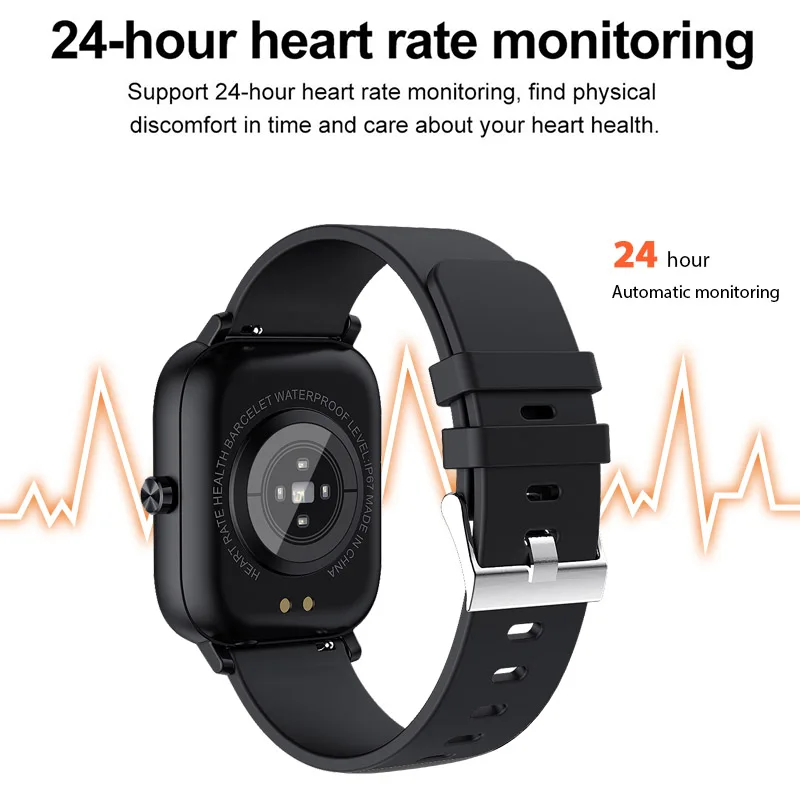 jaramp new men smart watch wristband men women sport clock heart rate monitor sleep monitor bluetooth call smartwatch for phone free global shipping