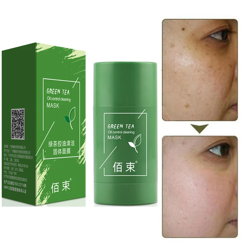 Очищающая зеленая палочка чайная очищающая маска для лица контроль жирности