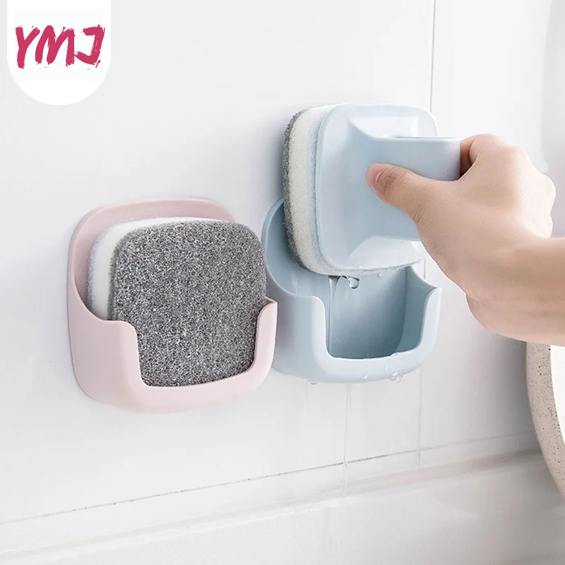Настенная щетка для чистки с ручкой кастрюли губка мытья посуды масла инструмент