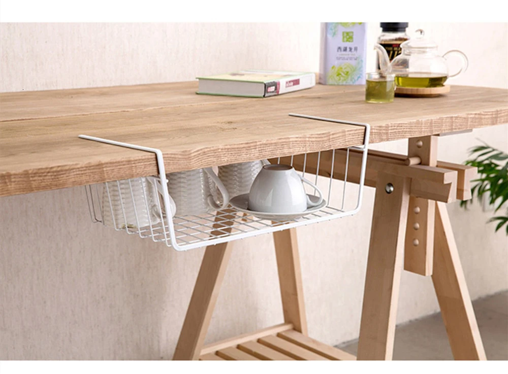 Home Rack Hanging Holder Organizer Bathroom Kitchen Cabinet Cupboard Hanger Cabinet Wash Cloth Hook Shelf Storage