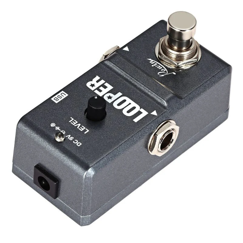 

Tiny Looper Electric Guitar Effect Pedal 10 Minutes of Looping Unlimited Overdubs Homeland