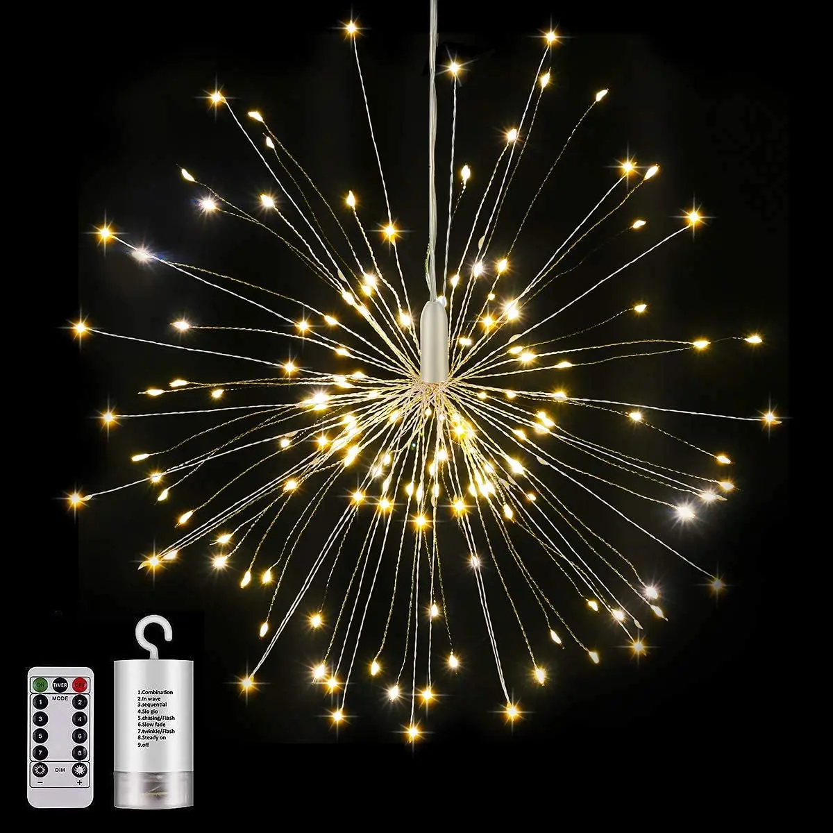 2 упаковки фейерверков s 120 Светодиодные Звездные огсветильник сказосветильник
