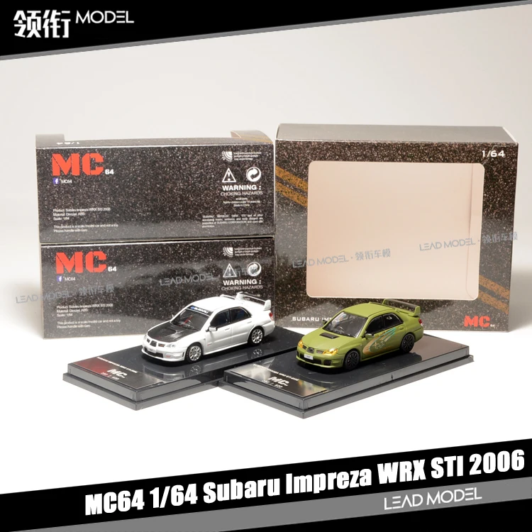 

Коллекционные модели автомобилей из металлического сплава MC 1/64 2006 Subaru Impreza WRX STI