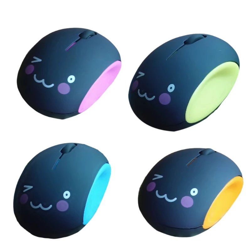 

New Mini Cute Wireless Mute Gaming Mouse Mini Rechargeable 3 Buttons 1200 DPI Mice Fit For Computer Desktop Laptop Accessories