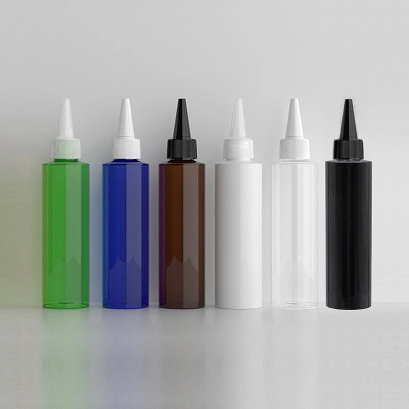 Пластиковые бутылки с заостренной крышкой 30 шт./лот 200 мл эссенция пипеткой