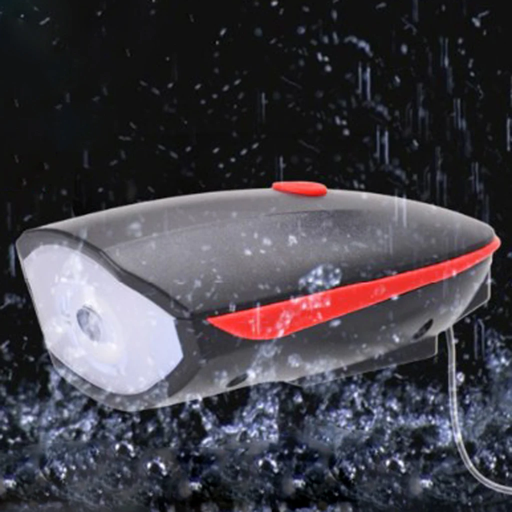 Супер Яркий USB светодиодный велосипедный передний светильник встроенный рожок 250