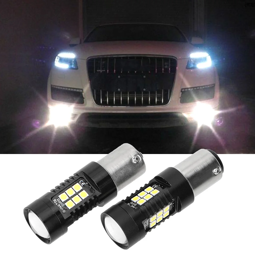 

Rear Parking Bulbs Car Turn Signal Light Auto Brake Reverse Lamp 1156 BA15S P21W 1157 BAY15D P21/5W R5W 3030 21SMD DRL