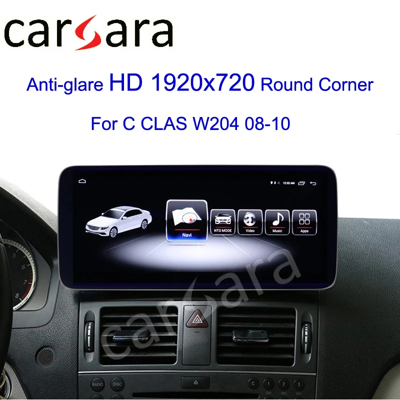 Навигационный круглый Угловой HD сенсорный экран Merce des C W204 NTG 4 0|Мониторы для авто|