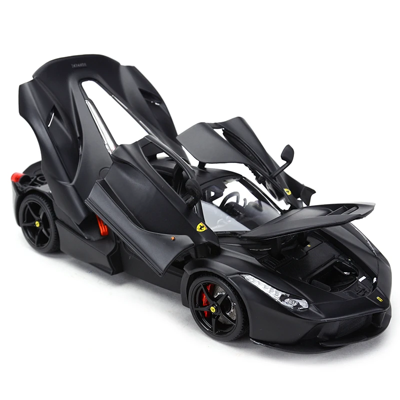 1:18 Bburago LaFerrari красно черный тонкий выпуск твердый переплет спортивный автомобиль