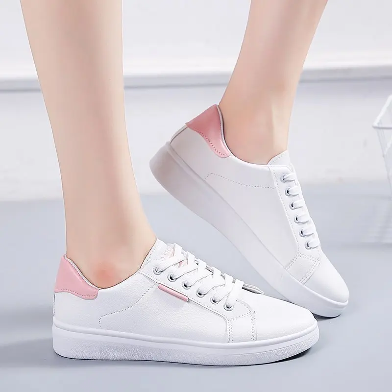 

New Fashion Women Shoes 2021 Low Heel Female Shoes Spring/autumn Flat Shoes Casual Shallow Sewing White Shoes for Woman Slippers