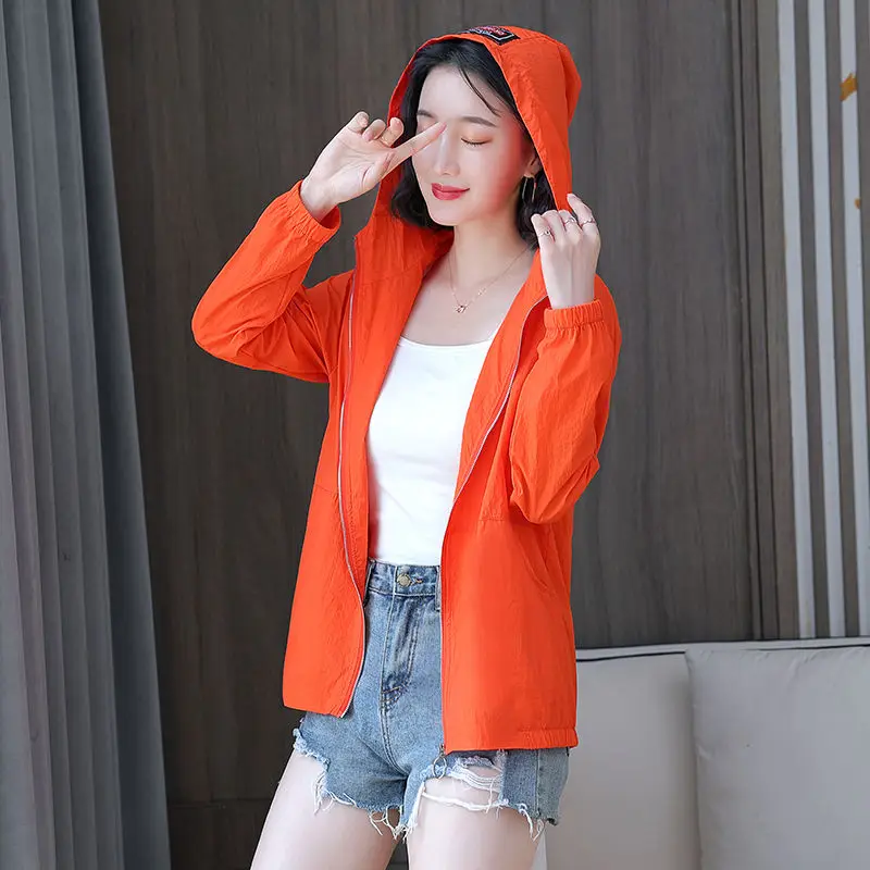 Летняя новинка Солнцезащитная одежда yраз Женская Повседневная Свободная модная