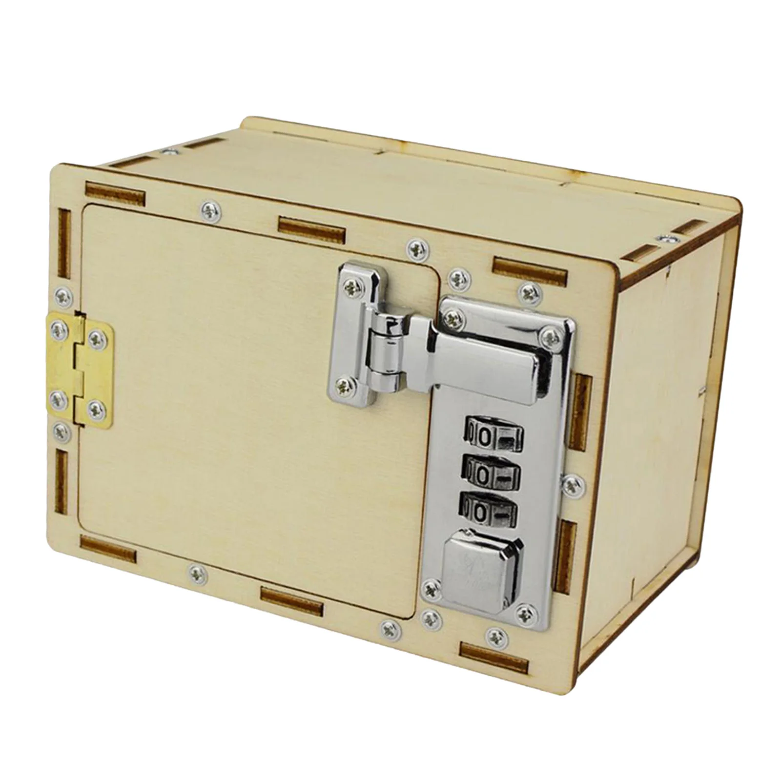 

1pc Wooden Mechanical Lock Box Puzzle Toy Student Learning Educational