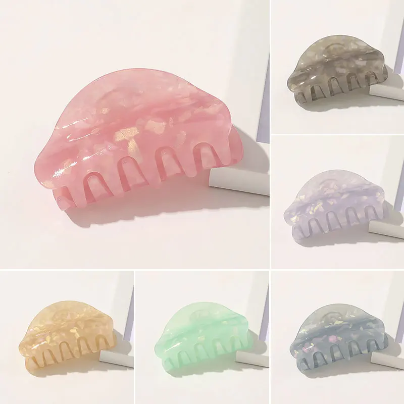 1 шт. женская заколка для волос с мраморным принтом| |