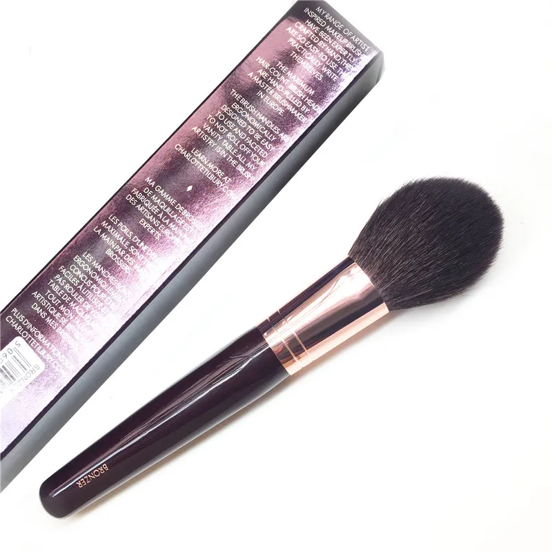 

Bronzer Makeup Brusher Goat Hair Wooden Handle Professional Makeup Brush Powder Blush Highgloss Beauty Cosmetic Blender Tools