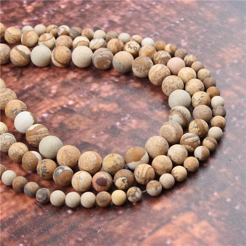 

Wholesale Fashion Jewelry Picture Stone 4/6/8/10 / 12mm Suitable For Making Jewelry DIY Bracelet Necklace