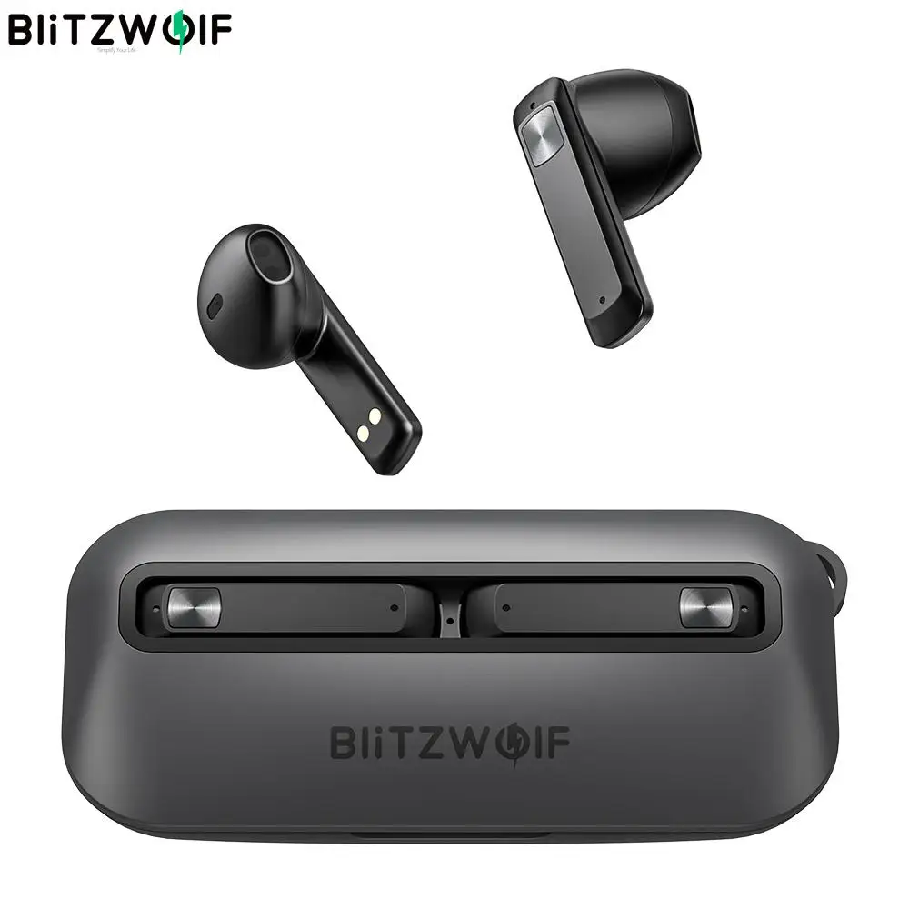 BlitzWolf BW-FPE1 TWS Earphone 1.7CM Ultra Thin Portable Earbuds 13mm Large Driver HiFi Stereo ENC Dual Mic Half in Ear