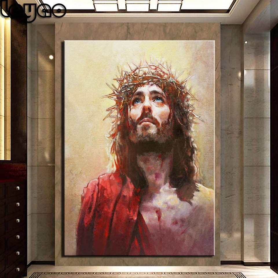 

Алмазная мозаика, вышивка крестиком, алмазная вышивка, христианские изображения Иисуса Стразы, алмазная картина на всю площадь, новое посту...