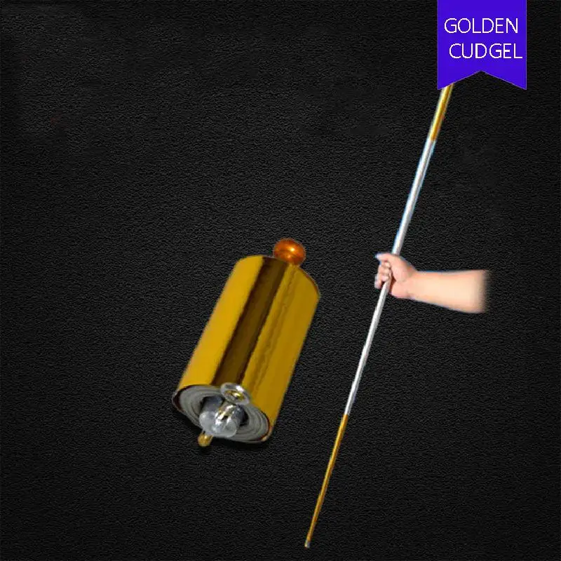 Магический реквизит 1 м сценический игровой стержень супер длинный золотистый и