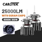 H11 H7 светодиодная фара 360 H1 H8 автомобильные лампы HIR2 9012 HB4 9006 HB3 9005 ходовые светильник ни авто с OSRAM Csp 25000LM супер яркий