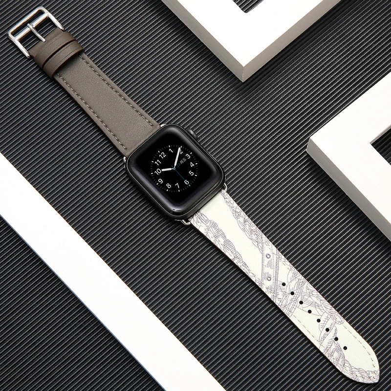 Кожаный ремешок для apple watch, ремешок 42 мм, 38 мм, версия apple watch 4 5 44 мм 40 мм, ремешок для наручных часов iwatch серии 5/4/3/2/1 браслет аксессуары