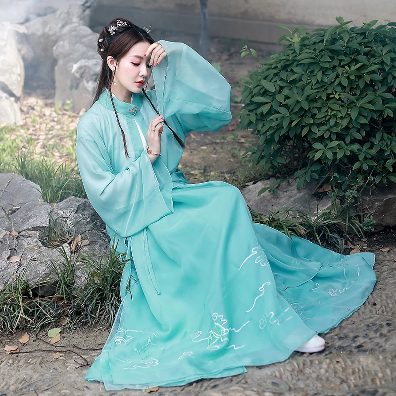 

Chinese traditional dress Costume play TV same paragraph stage performance Ming Dynasty Embroidery set hanfu cos Oriental dress