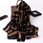 2021 брендовый дизайнерский шелковый шарф, высококачественный фуляр, бандана, длинные шали, зимние шарфы, Пашмина, ский хиджаб