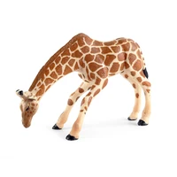 childrens science education and cognition simulation animal solid static grassland giraffe plastic model decoration toy