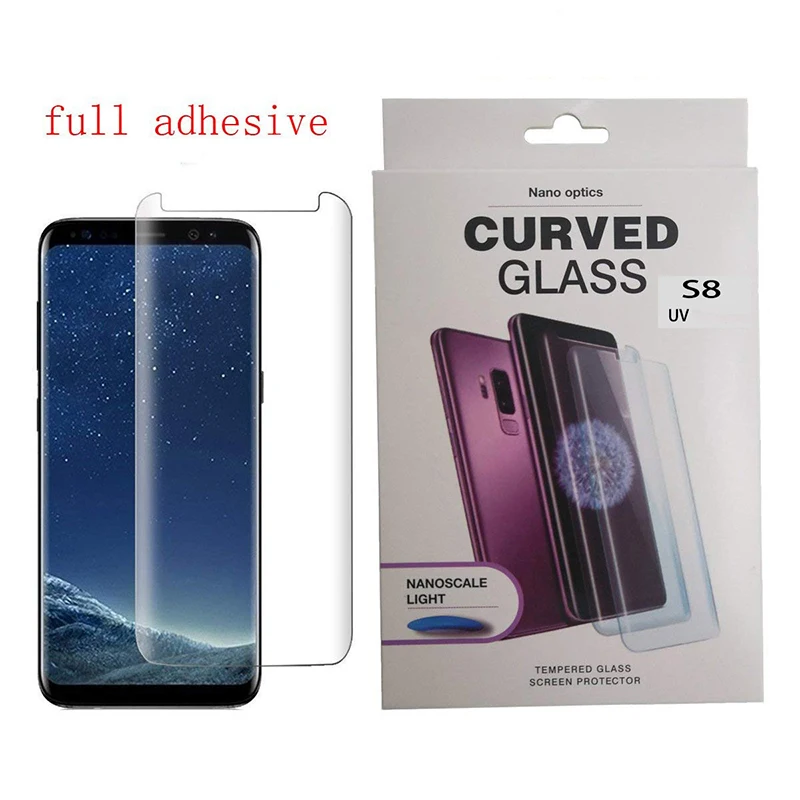 10 шт. 3D изогнутое закаленное стекло УФ нано защита для жидкокристаллического экрана пленка для samsung S10 E S9 S8 Plus Note 10 10+ 9 8 с упаковкой