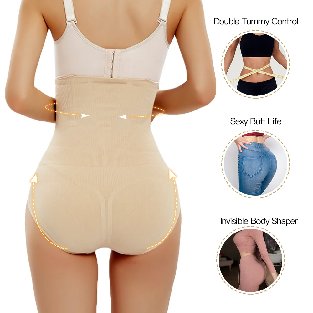 Женское Бесшовное Корректирующее белье моделирующее с высокой талией | Женская
