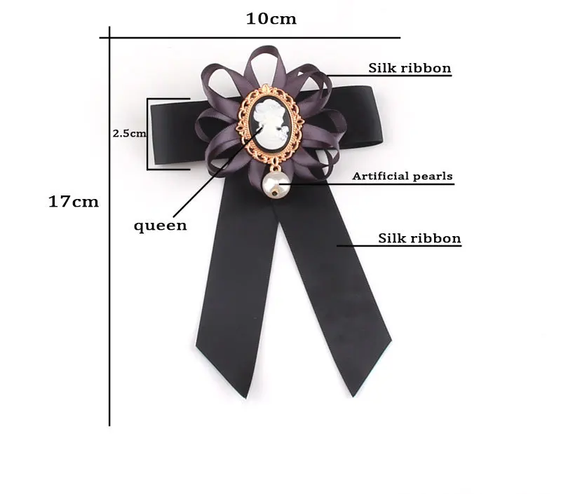 Женская Брошь-бант в стиле Ретро | Аксессуары для одежды