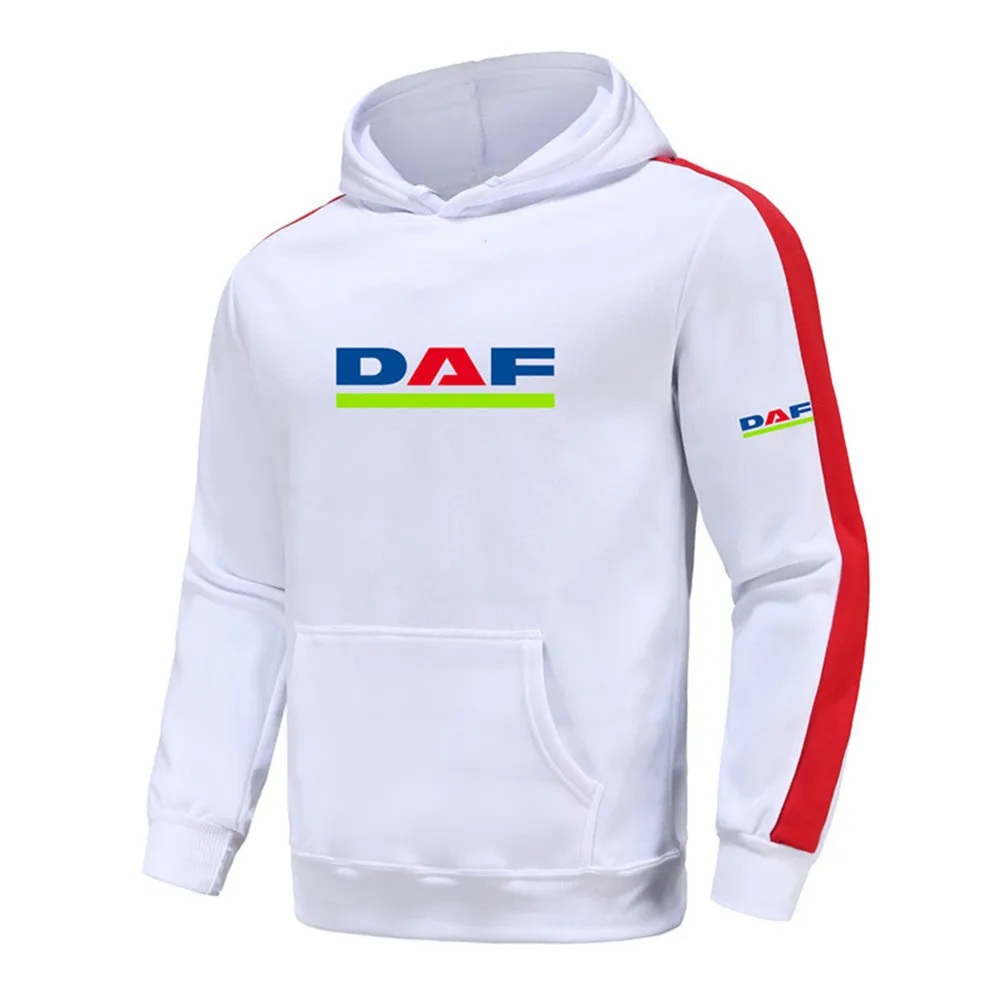 

Мужская весенне-осенняя новая нашивка с принтом DAF модная повседневная спортивная толстовка в стиле хип-хоп с карманами пуловер свитер D20