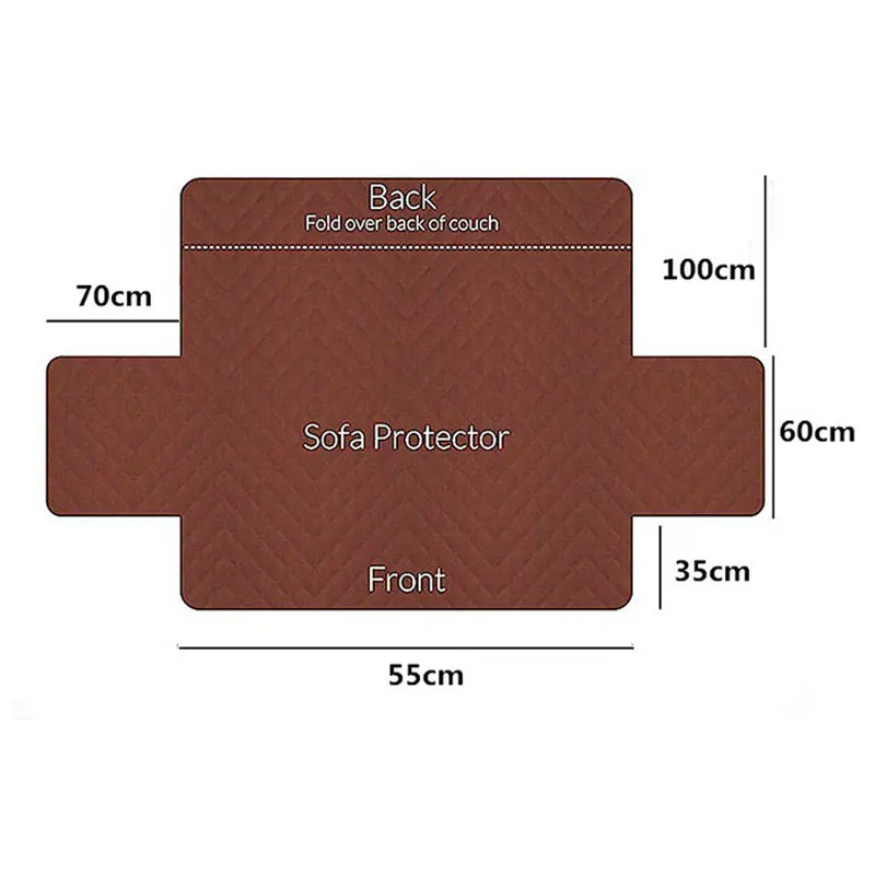 

Sofa Couch Cover Dust Cover Furniture Protector Chair Throw Pet Dog Kids Mat Resuable Washable Removable Armrest Slipcovers