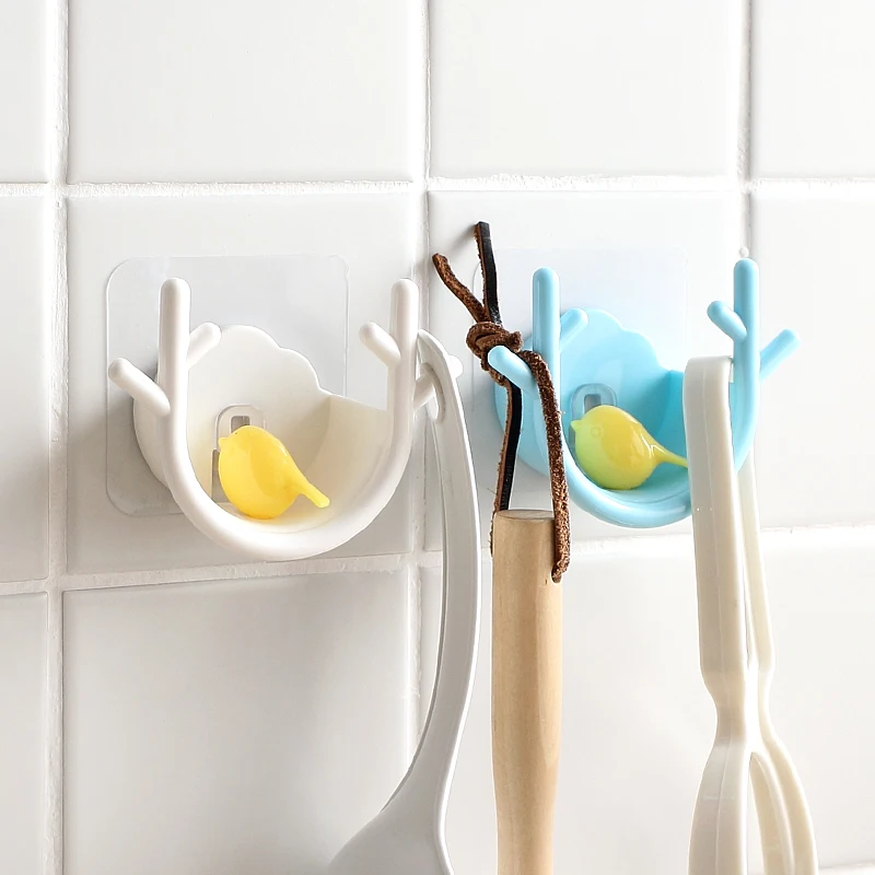 Милый ветви дизайн стеллаж для хранения бесшовные крюк в стену прямой Мощность