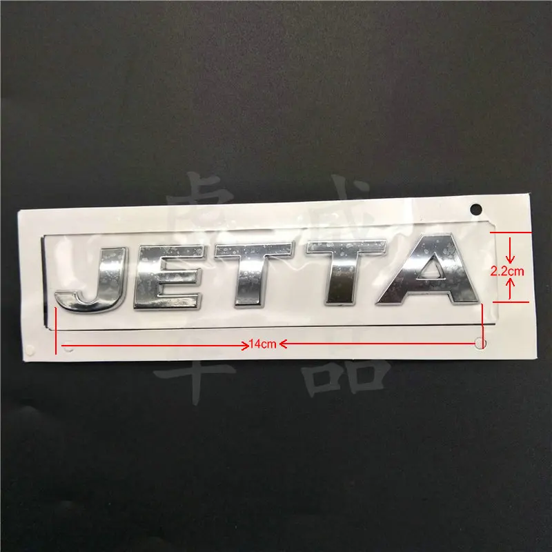 JETTA GOLF POLO BORA JETTAa PASSAT TIGUAN TOURAN CC TSI 1,4 1,6 230 300 330 380 ABS гальванические задние автомобильные Логотипы знак - Цвет: JETTA
